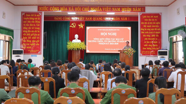 PHƯỜNG KON TUM TỔ CHỨC HỘI NGHỊ TỔNG KẾT CÔNG TÁC BẦU CỬ TRƯỞNG THÔN, TỔ TRƯỞNG TỔ DÂN PHỐ NHIỆM KỲ 2025 - 2030
