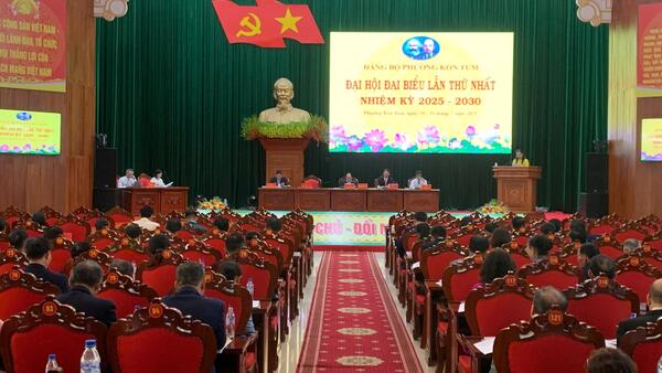 PHIÊN TRÙ BỊ ĐẠI HỘI ĐẠI BIỂU ĐẢNG BỘ PHƯỜNG KON TUM LẦN THỨ NHẤT, NHIỆM KỲ 2025-2030