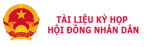 Tài liệu kỳ họp HĐND